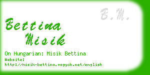 bettina misik business card